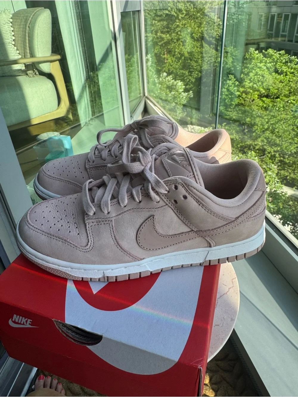 Nike Dunk Low Blush Pink Leather Sneaker